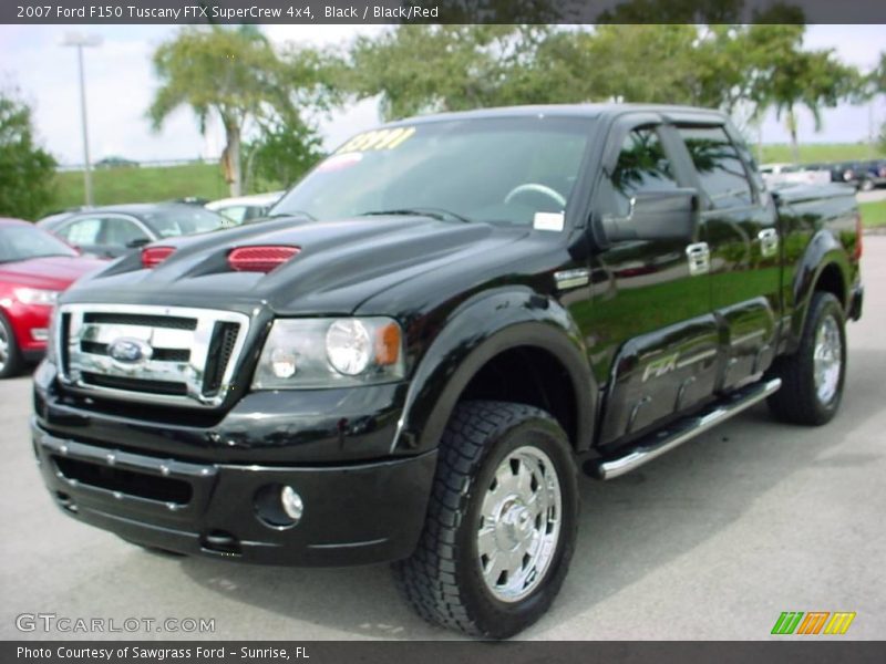 Black / Black/Red 2007 Ford F150 Tuscany FTX SuperCrew 4x4