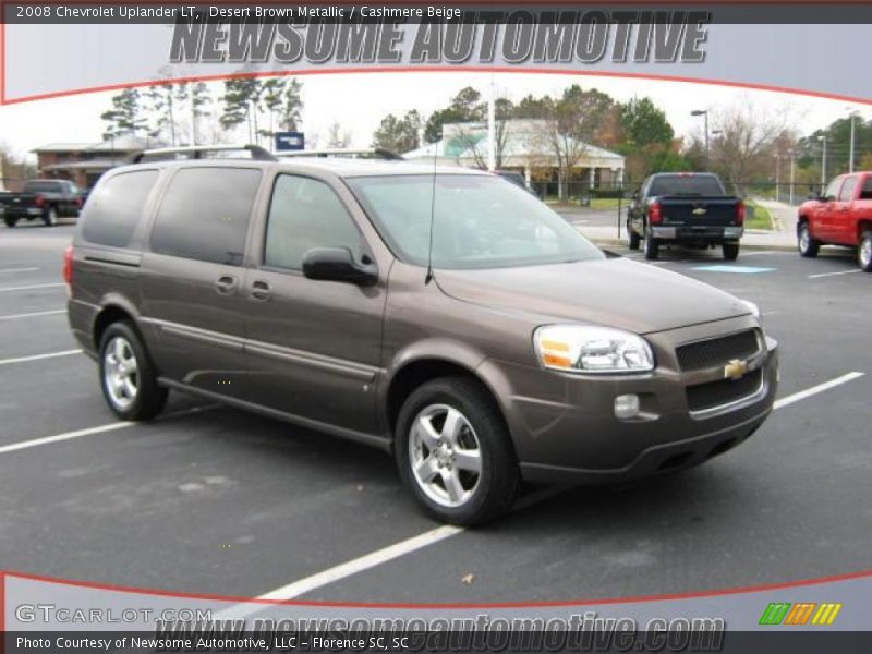Desert Brown Metallic / Cashmere Beige 2008 Chevrolet Uplander LT
