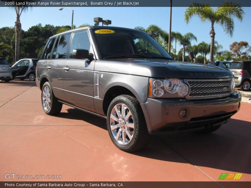 Bonatti Grey / Jet Black/Jet 2006 Land Rover Range Rover Supercharged