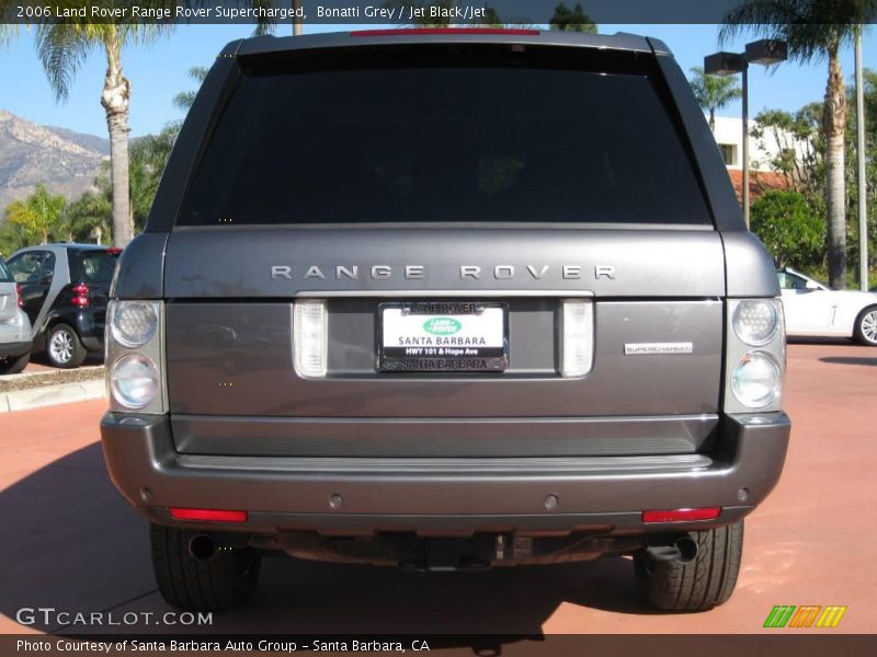 Bonatti Grey / Jet Black/Jet 2006 Land Rover Range Rover Supercharged