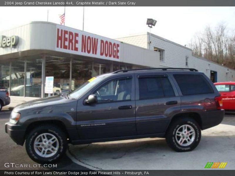 Graphite Metallic / Dark Slate Gray 2004 Jeep Grand Cherokee Laredo 4x4