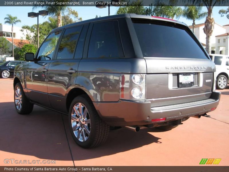 Bonatti Grey / Jet Black/Jet 2006 Land Rover Range Rover Supercharged