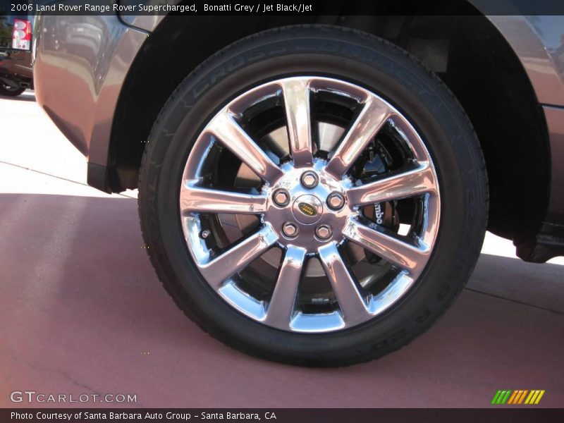 Bonatti Grey / Jet Black/Jet 2006 Land Rover Range Rover Supercharged