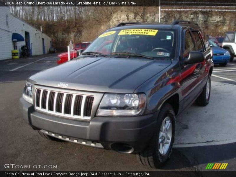Graphite Metallic / Dark Slate Gray 2004 Jeep Grand Cherokee Laredo 4x4