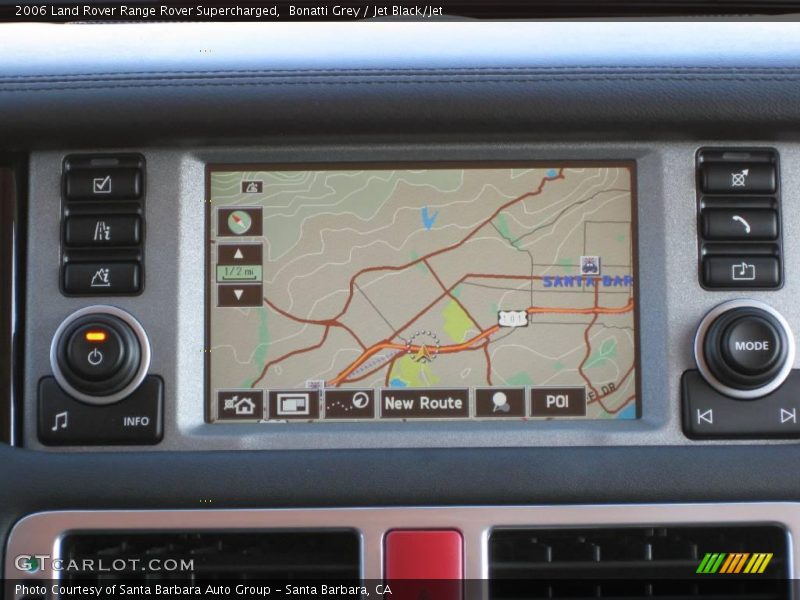 Bonatti Grey / Jet Black/Jet 2006 Land Rover Range Rover Supercharged