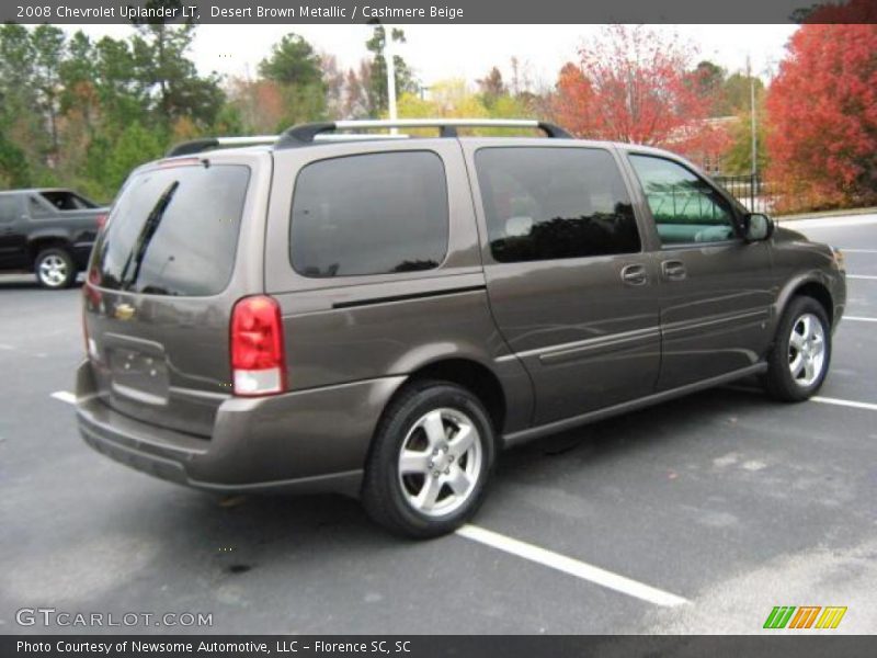 Desert Brown Metallic / Cashmere Beige 2008 Chevrolet Uplander LT