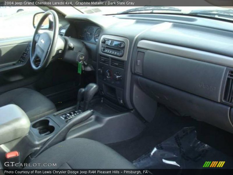 Graphite Metallic / Dark Slate Gray 2004 Jeep Grand Cherokee Laredo 4x4