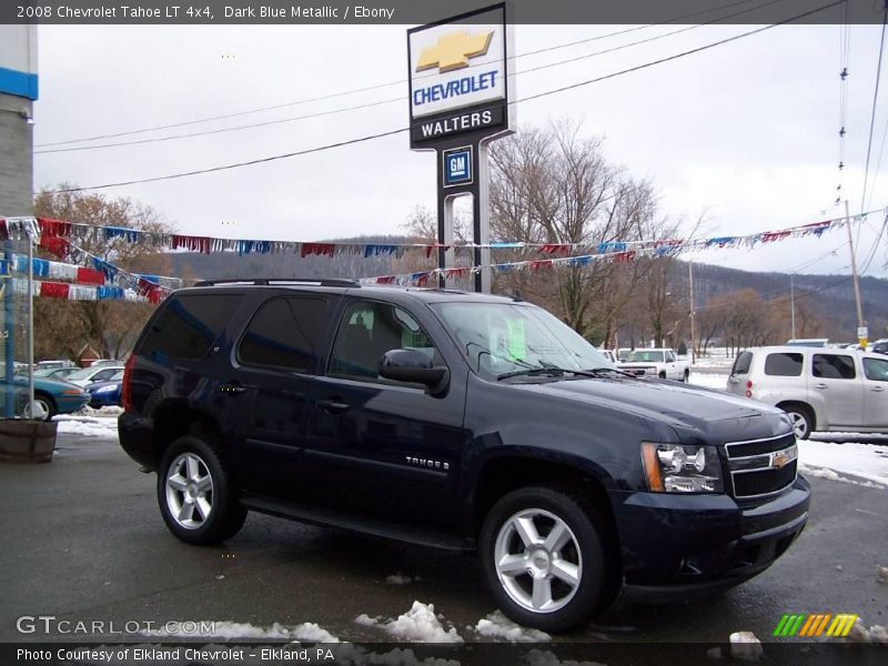 Dark Blue Metallic / Ebony 2008 Chevrolet Tahoe LT 4x4