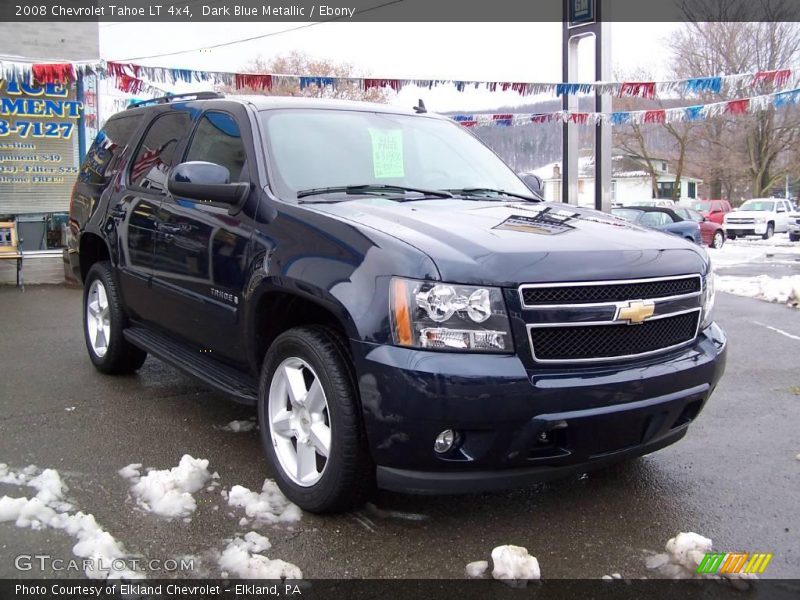 Dark Blue Metallic / Ebony 2008 Chevrolet Tahoe LT 4x4