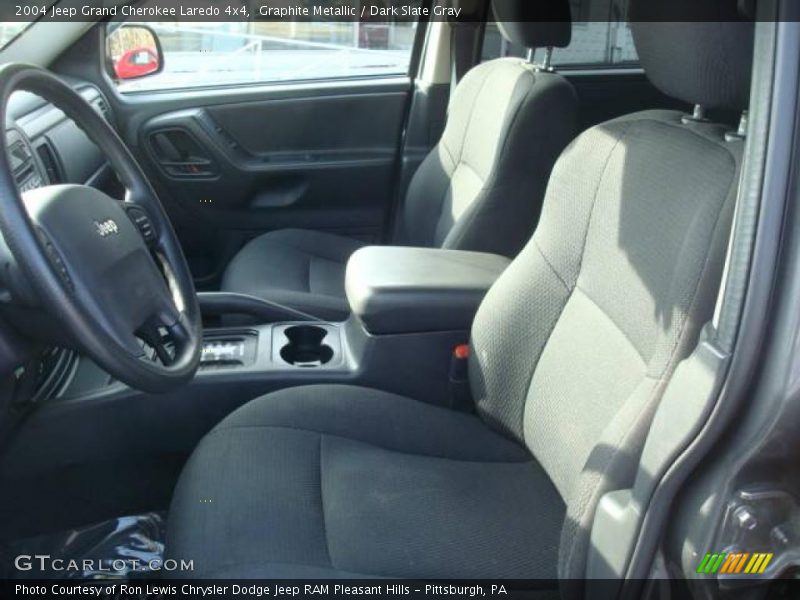 Graphite Metallic / Dark Slate Gray 2004 Jeep Grand Cherokee Laredo 4x4