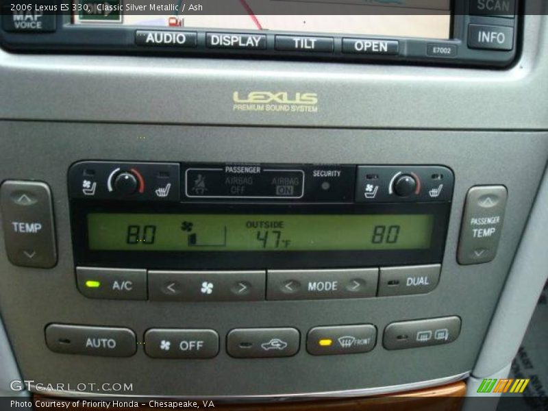 Classic Silver Metallic / Ash 2006 Lexus ES 330