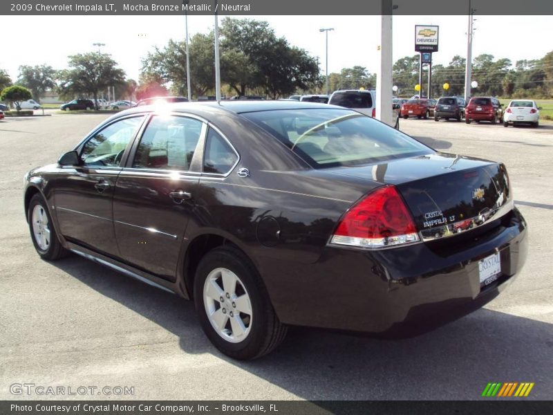 Mocha Bronze Metallic / Neutral 2009 Chevrolet Impala LT