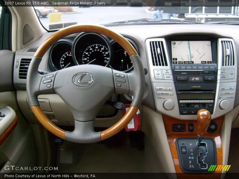 Savannah Beige Metallic / Ivory 2007 Lexus RX 350 AWD
