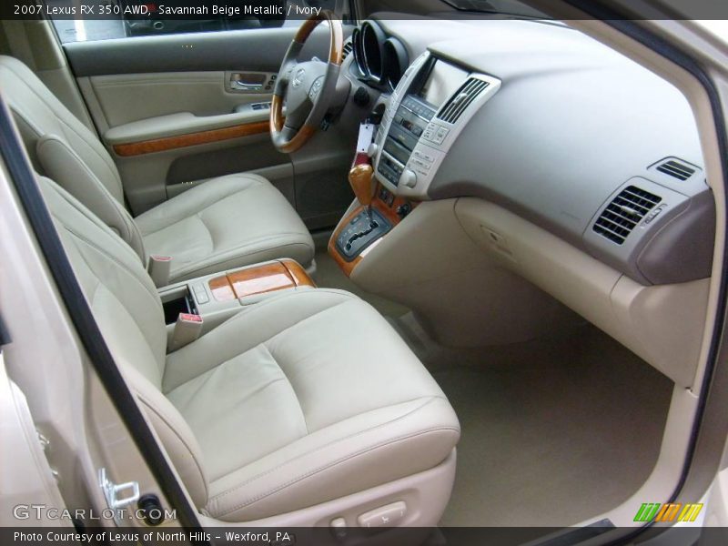 Savannah Beige Metallic / Ivory 2007 Lexus RX 350 AWD