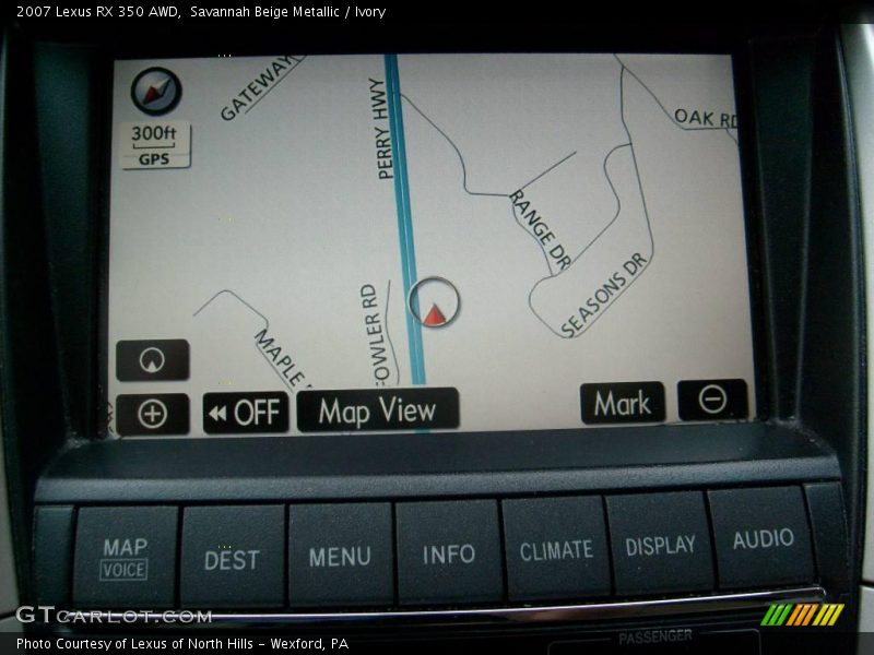 Savannah Beige Metallic / Ivory 2007 Lexus RX 350 AWD