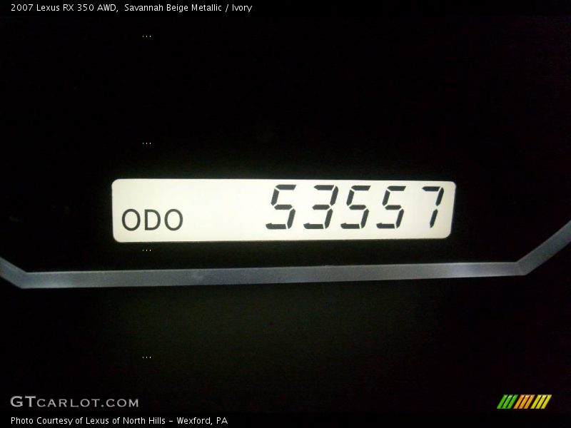 Savannah Beige Metallic / Ivory 2007 Lexus RX 350 AWD