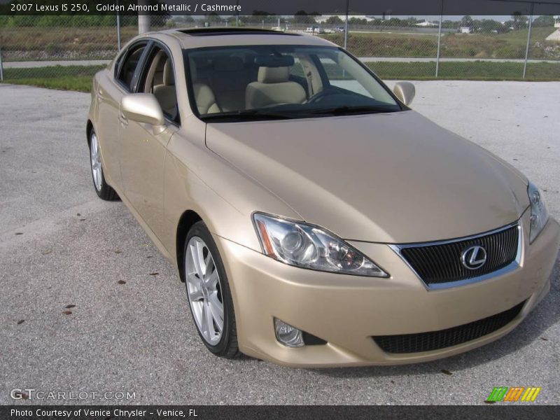 Golden Almond Metallic / Cashmere 2007 Lexus IS 250