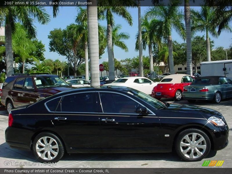 Black Obsidian / Bourbon 2007 Infiniti M 35 Sedan