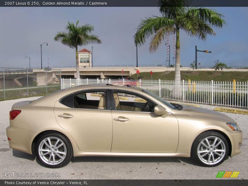 Golden Almond Metallic / Cashmere 2007 Lexus IS 250