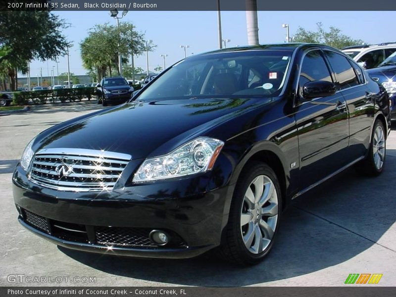 Black Obsidian / Bourbon 2007 Infiniti M 35 Sedan