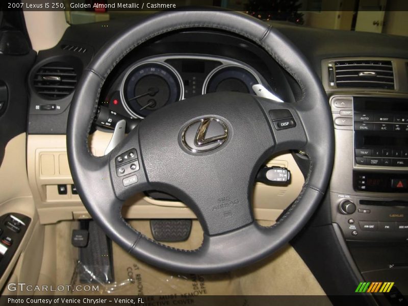 Golden Almond Metallic / Cashmere 2007 Lexus IS 250