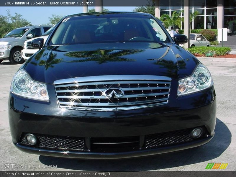 Black Obsidian / Bourbon 2007 Infiniti M 35 Sedan