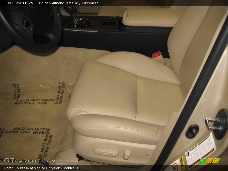 Golden Almond Metallic / Cashmere 2007 Lexus IS 250