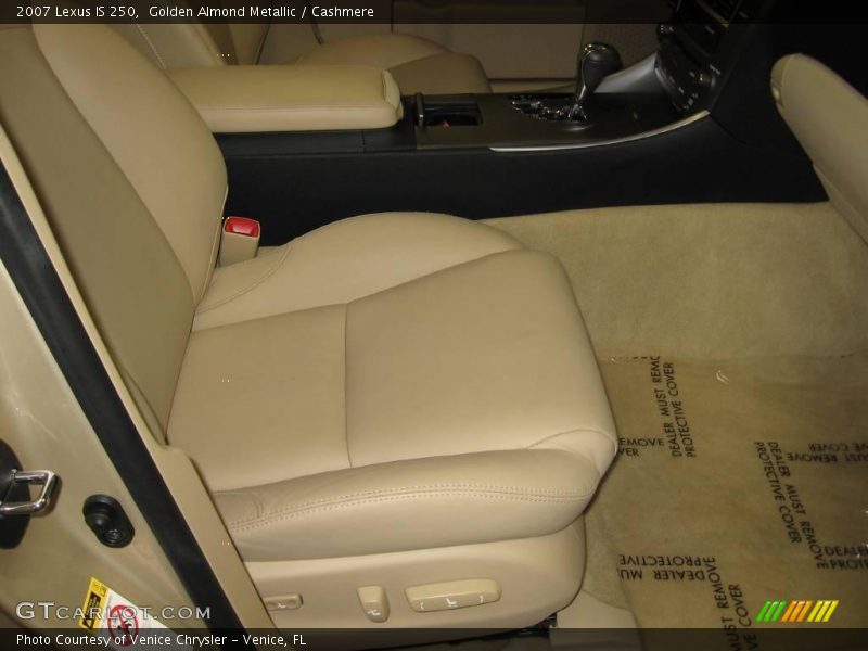 Golden Almond Metallic / Cashmere 2007 Lexus IS 250