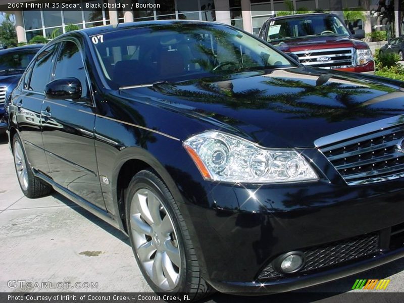 Black Obsidian / Bourbon 2007 Infiniti M 35 Sedan