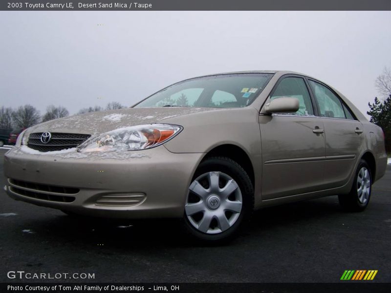 Desert Sand Mica / Taupe 2003 Toyota Camry LE