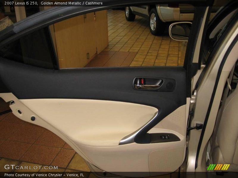Golden Almond Metallic / Cashmere 2007 Lexus IS 250
