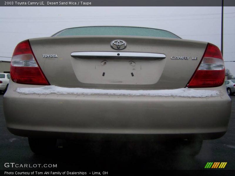 Desert Sand Mica / Taupe 2003 Toyota Camry LE