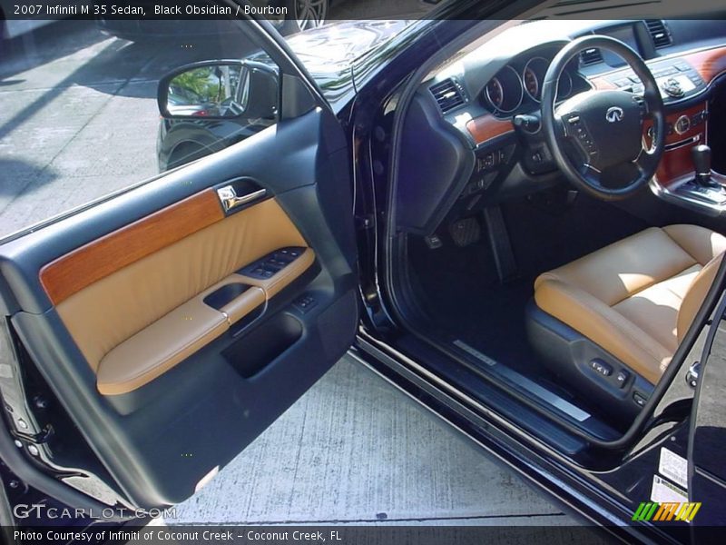 Black Obsidian / Bourbon 2007 Infiniti M 35 Sedan