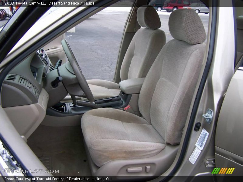 Desert Sand Mica / Taupe 2003 Toyota Camry LE