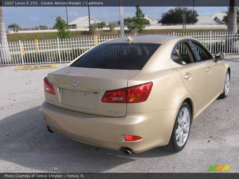 Golden Almond Metallic / Cashmere 2007 Lexus IS 250