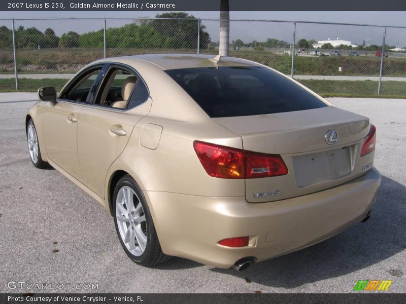 Golden Almond Metallic / Cashmere 2007 Lexus IS 250
