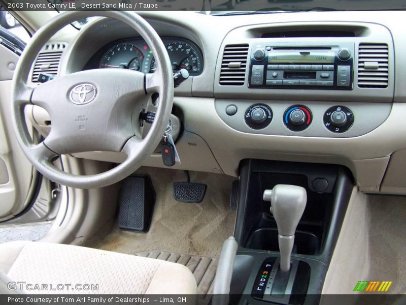 Desert Sand Mica / Taupe 2003 Toyota Camry LE