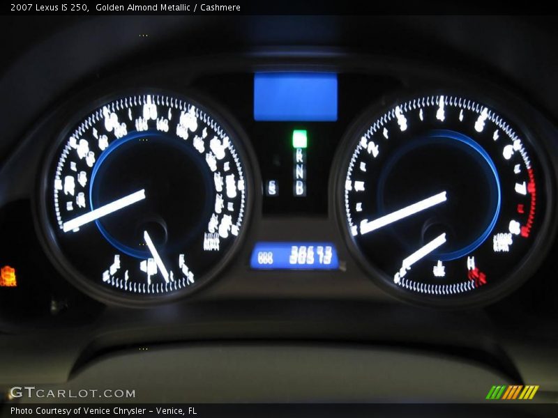 Golden Almond Metallic / Cashmere 2007 Lexus IS 250