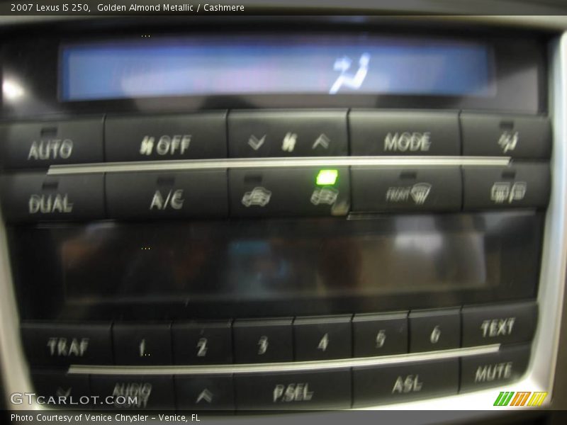 Golden Almond Metallic / Cashmere 2007 Lexus IS 250