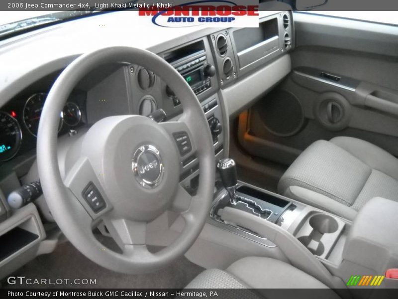 Light Khaki Metallic / Khaki 2006 Jeep Commander 4x4
