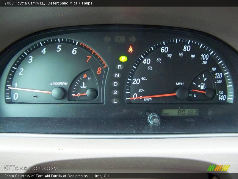 Desert Sand Mica / Taupe 2003 Toyota Camry LE