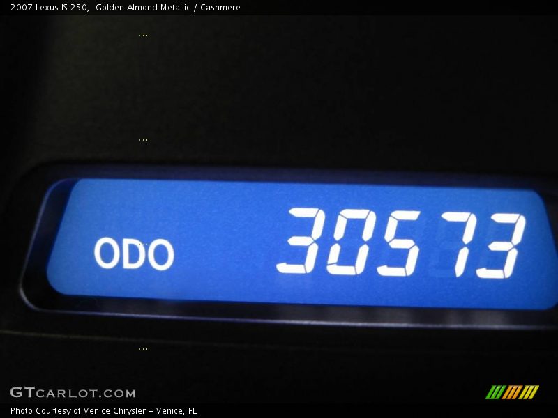 Golden Almond Metallic / Cashmere 2007 Lexus IS 250