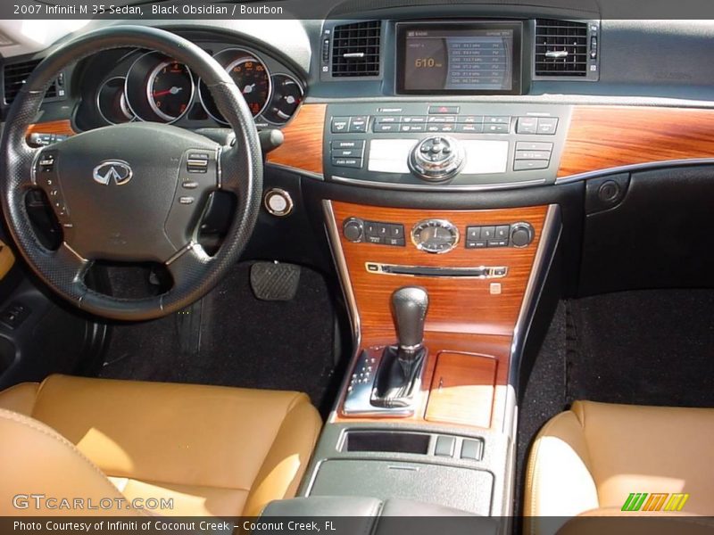 Black Obsidian / Bourbon 2007 Infiniti M 35 Sedan