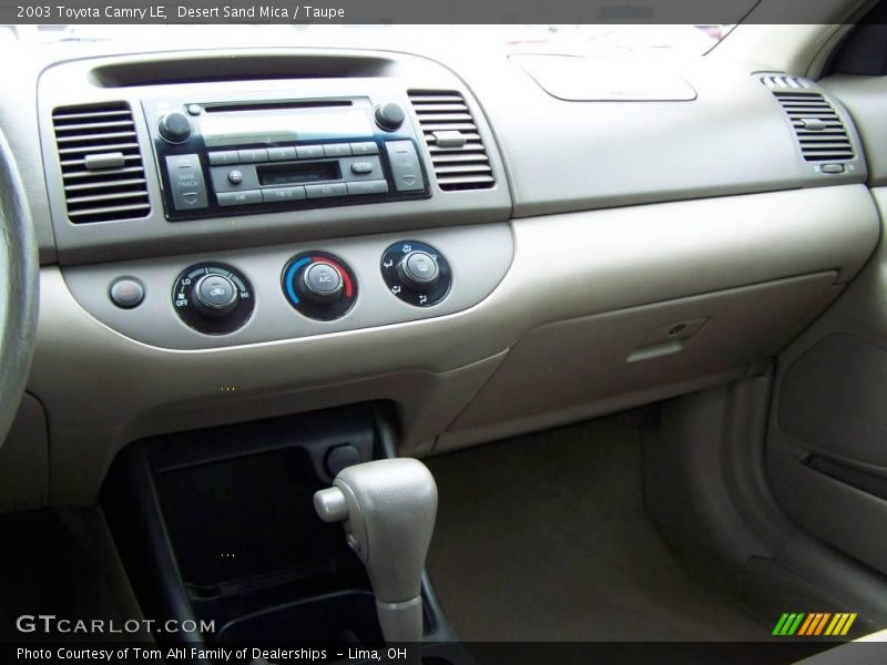 Desert Sand Mica / Taupe 2003 Toyota Camry LE