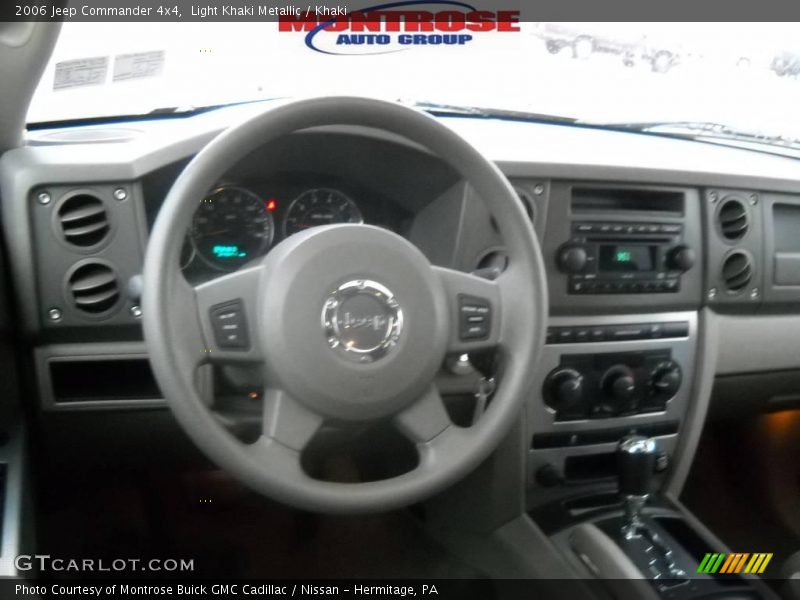 Light Khaki Metallic / Khaki 2006 Jeep Commander 4x4