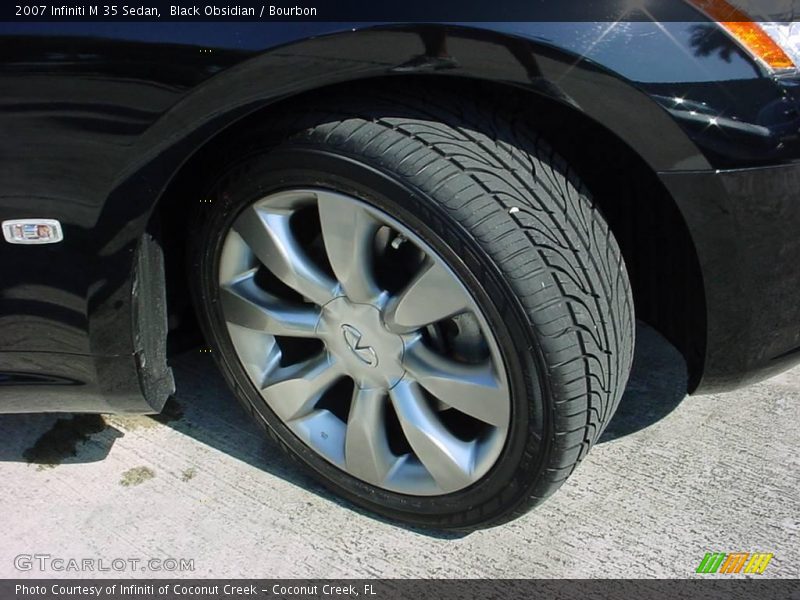 Black Obsidian / Bourbon 2007 Infiniti M 35 Sedan