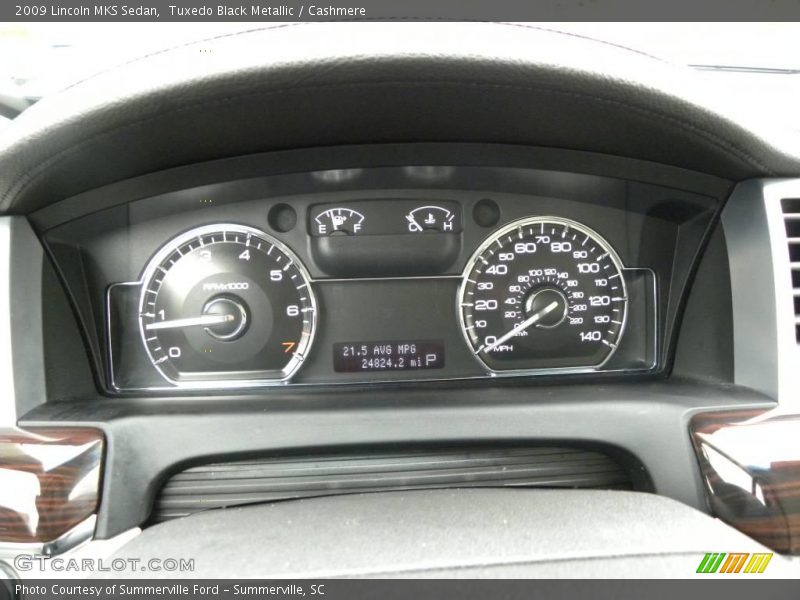 Tuxedo Black Metallic / Cashmere 2009 Lincoln MKS Sedan