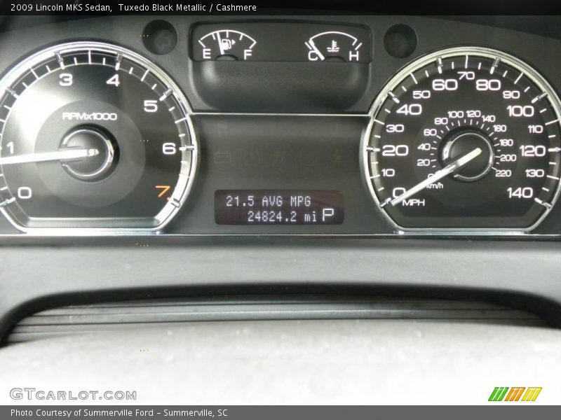 Tuxedo Black Metallic / Cashmere 2009 Lincoln MKS Sedan