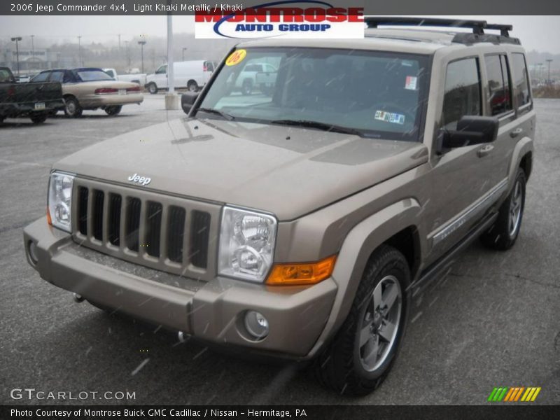 Light Khaki Metallic / Khaki 2006 Jeep Commander 4x4