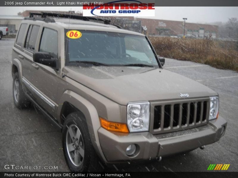 Light Khaki Metallic / Khaki 2006 Jeep Commander 4x4